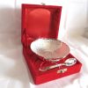 Silver plated Bowl with Spoon