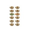 Brass Kubera Lakshmi Diyas 12 set