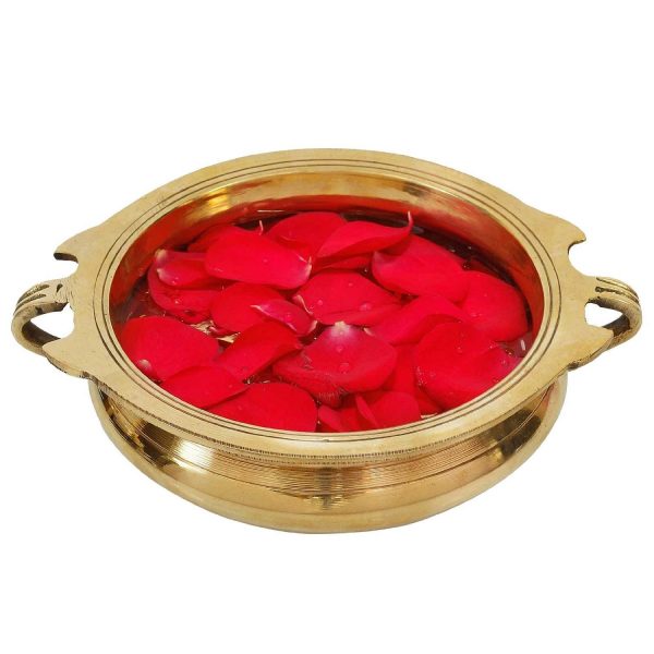 Brass Urli Traditional Bowl Vessel for Home Decor Dia – 6 inch1