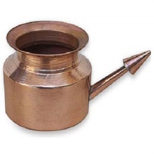 Copper Brown Ghee Pot