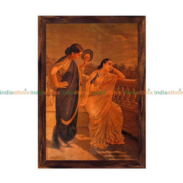Raja Ravi Varma Painting – Damayanti