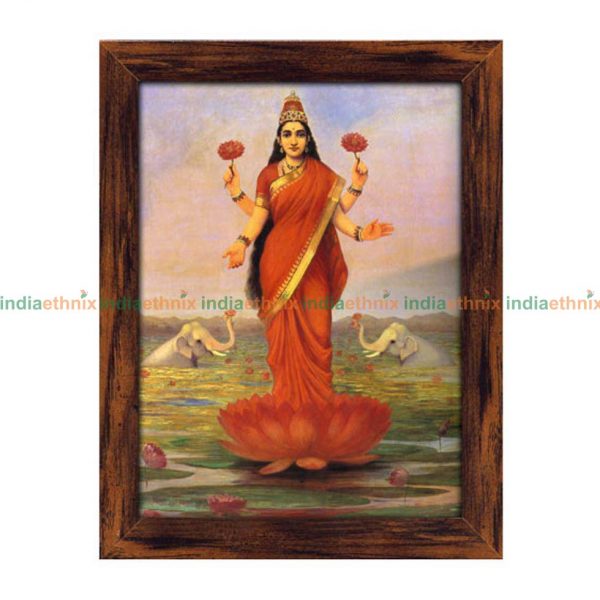 Raja Ravi Varma Painting Goddess Lakshmi
