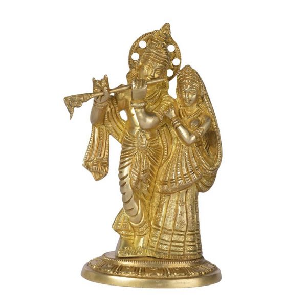 Radha Krishna Brass Idol