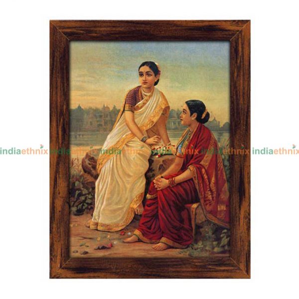 Raja Ravi Varma painting : Radha