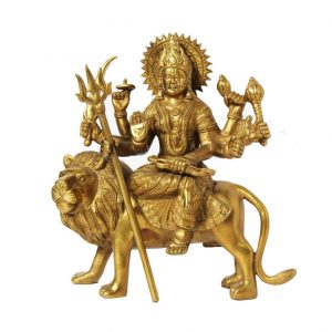 Goddesses Durga Devi Brass Statue