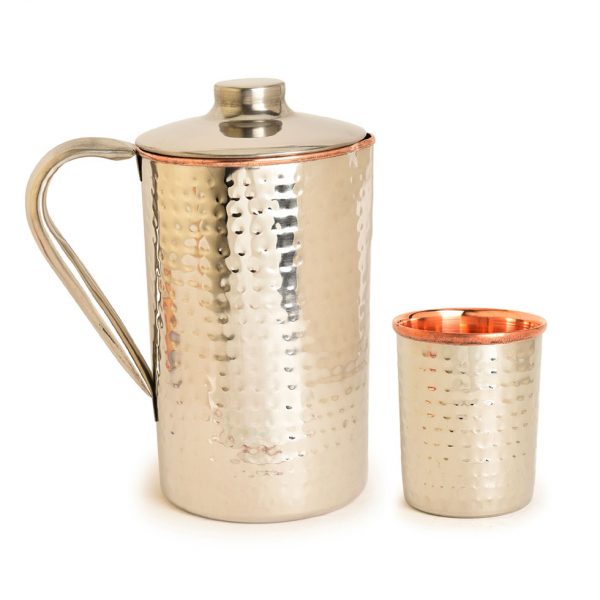 Copper Combo Serving Glass set