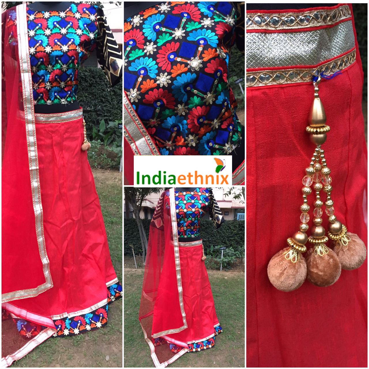 ghagra odhani style
