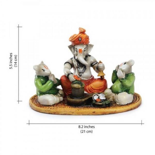 Fiber Shivling Puja Ganesha