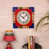 Warli Wooden Wall Clock