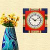 Warli Wooden Wall Clock