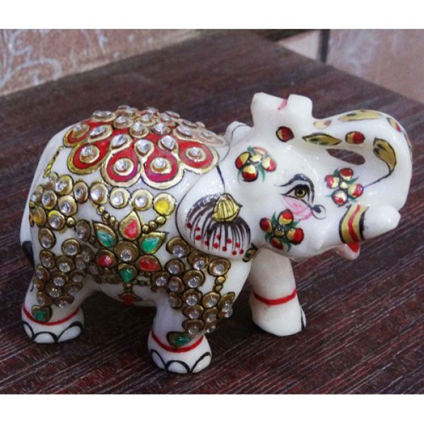 Decorative Marble Elephant