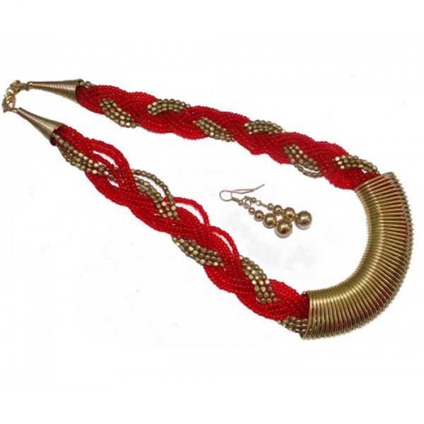 Ethnic Beads Necklace