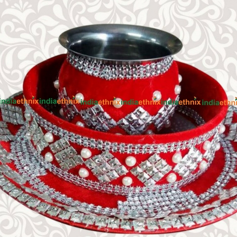 Karwa Chauth Puja Thali