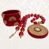 Royal Silk Thread Bangles n Necklace