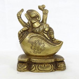 Brass Shank Ganesh