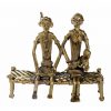 Dhokra Tribal Couple On Cot