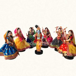 Cultural Dolls krishna Rasaleela Doll