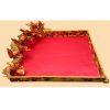 Designer wedding tray sets red