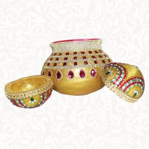 Wedding Pots-Garigamuntha with Kudakalu Yellow