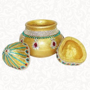 Wedding Pots-Garigamuntha with Kudakalu Golden