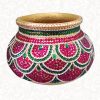 Wedding Pots-Kooradu Kundalu with out lid Pink