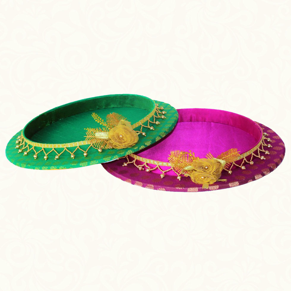 Beautiful wedding trays Indian Wedding items