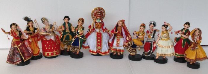 Cultural Dolls Indian Classical Dance set