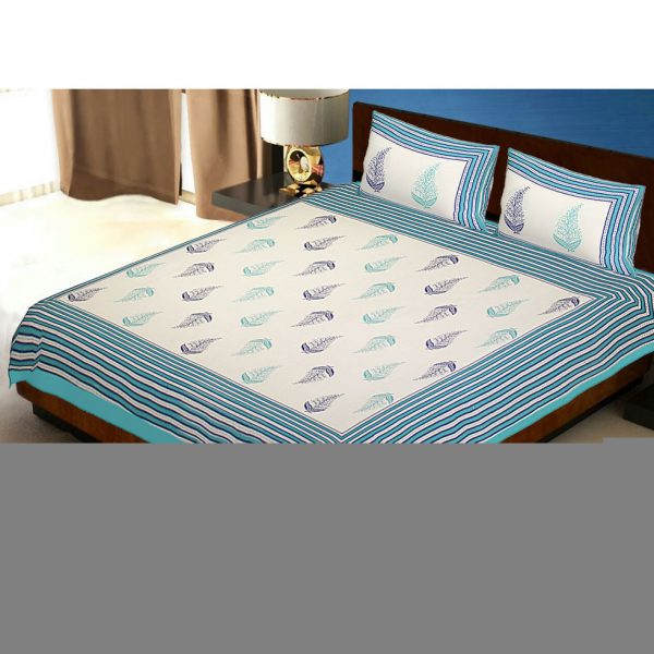 indian-ethnic-bed-sheet-blue