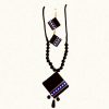 Terracotta Jewellery Necklace Black thread
