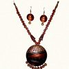 Terracotta Jewellery Necklace brown