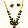 Terracotta Jewellery Necklace Green