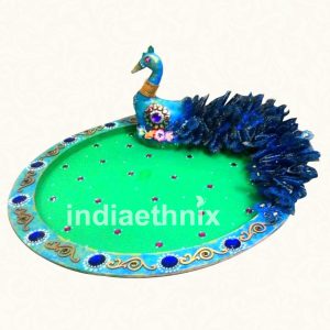 Peacock Designer Wedding Premium Tray