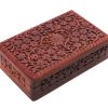 Wedding Carved Box with Floral Patterns