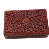 Wedding Carved Box with Floral Patterns