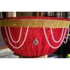 Decorative Bride's Basket - Pelli Butta Maroon