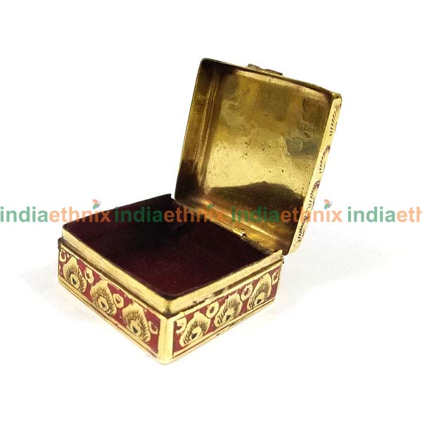 Curio/Trinket Brass box rectangle