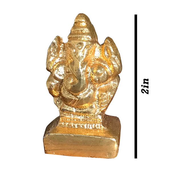 Brass Sitting Ganesh