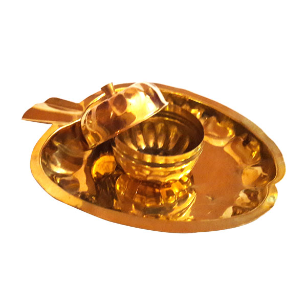 Designer Brass Kumkum Box