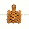 Hand Carved Wooden Tortoise