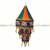 Cotton embroidered colorful decorative lampshades