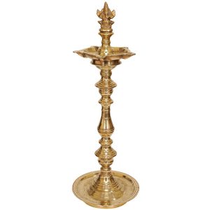 Ganesha Five Wick Lamp Stand