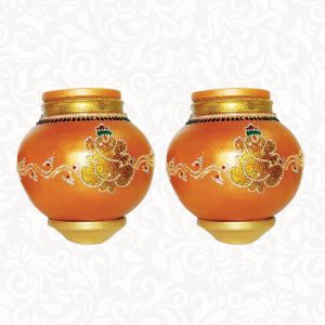 Wedding Pots-Avireni Kundalu Orange