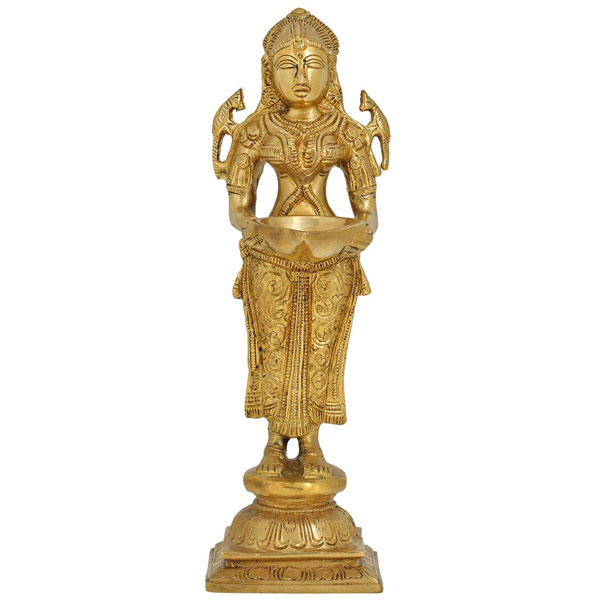 Deepa Lakshmi Brass Statue 2ft