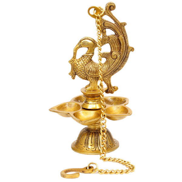 Five Wick Mayura Hanging Lamp