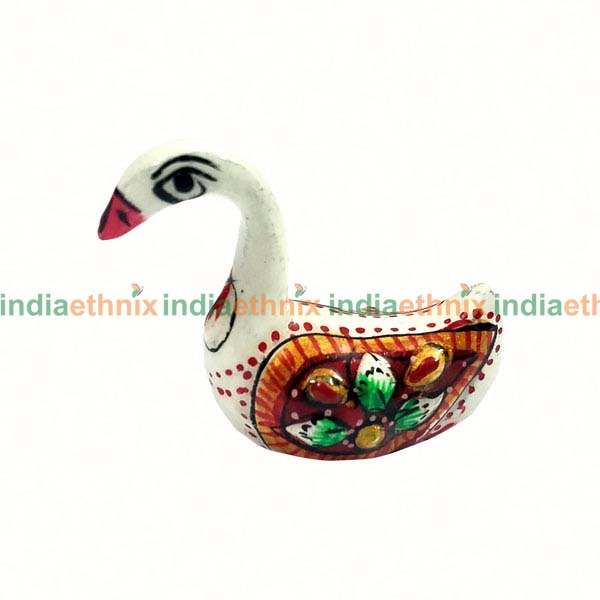 Meenakari White Duck