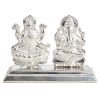 Silver Lakshmi Ganesh Idol