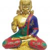 Brass Abhaya Buddha Statue