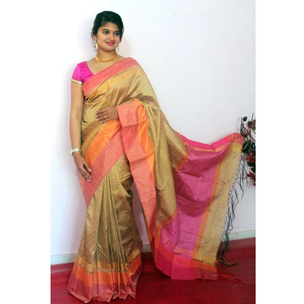 Khadi Silk Saree Indian Women Accessories