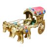 Ethnic Brass Vintage Bullock Cart