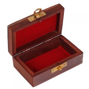 Handmade Embossed Wooden Jewellery Box 2